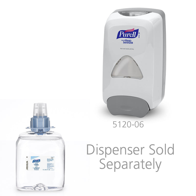 PURELL 62% Alcohol Foaming Hand Sanitizer Refill for FMX 12, 1200mL, (5192-03)
