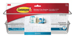 Command Shower Caddy, Satin Nickel, 1 Caddy, 1 Prep Wipe, 4 Large Water-Resistant Strips/Pack (BATH31-SN-ES)