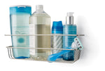 Command Shower Caddy, Satin Nickel, 1 Caddy, 1 Prep Wipe, 4 Large Water-Resistant Strips/Pack (BATH31-SN-ES)