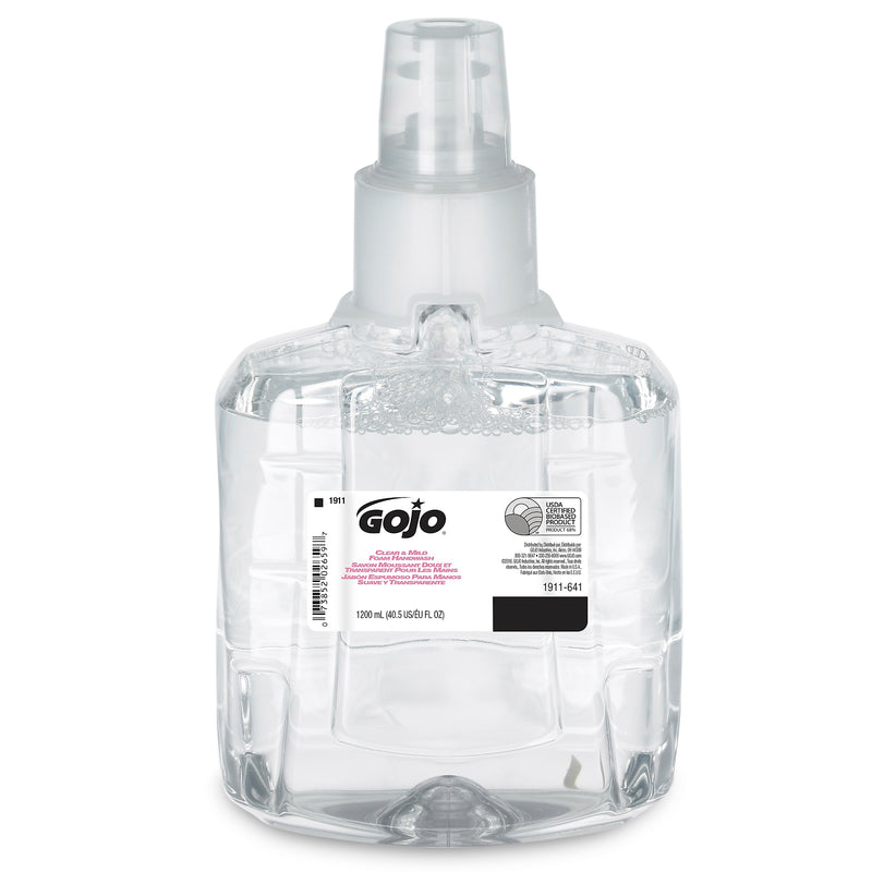 GOJO Foaming Hand Soap Refill for LTX 12 Dispenser, 40.5 oz., 2/Carton (1911-02)