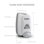 GOJO FMX 12 Wall Mounted Hand Soap Dispenser, Gray/Silver (5150-06)