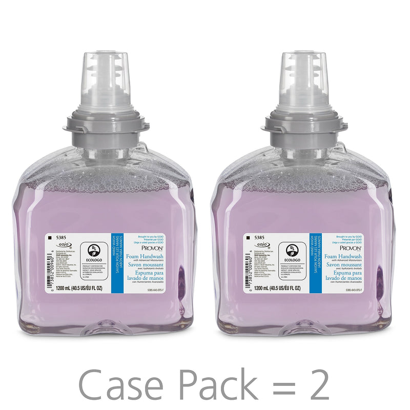 PROVON Foaming Hand Soap Refill for TFX Dispenser, Cranberry Scent, 1200 ml, 2/Carton (5385-02)