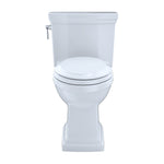 Toto Promenade II One-Piece Elongated 1.28 GPF Universal Height Toilet with CeFiONtect, Cotton White - MS814224CEFG#01
