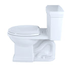 Toto Promenade II One-Piece Elongated 1.28 GPF Universal Height Toilet with CeFiONtect, Cotton White - MS814224CEFG#01