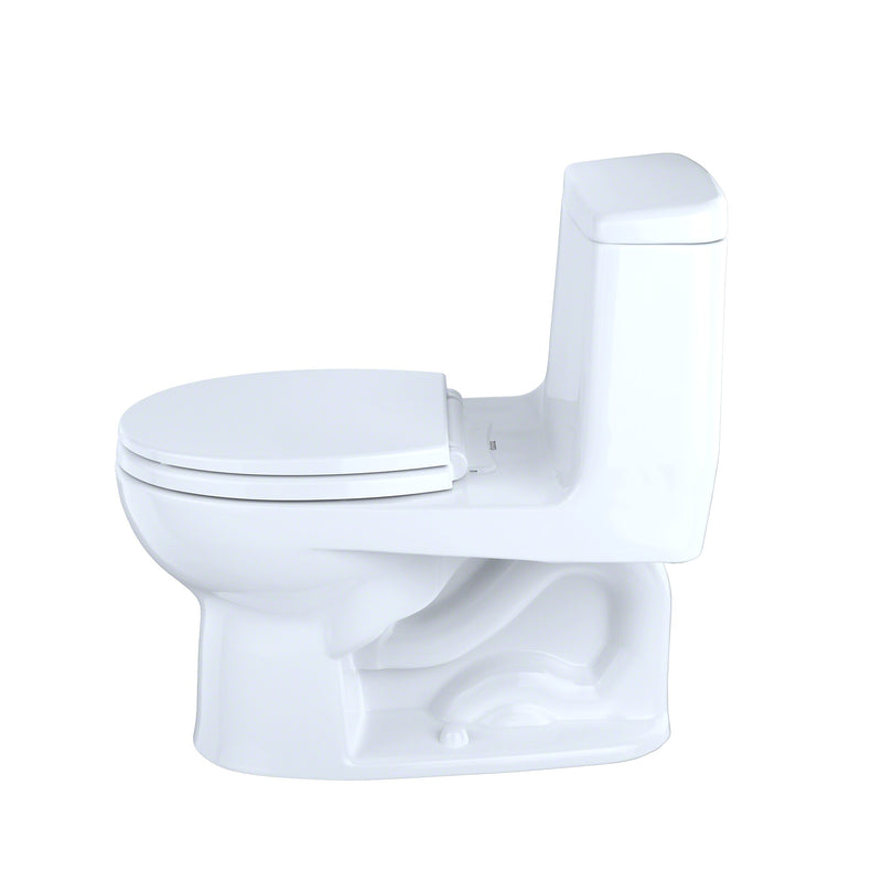 Toto Eco UltraMax One-Piece Round Bowl 1.28 GPF Toilet, Cotton White - MS853113E#01