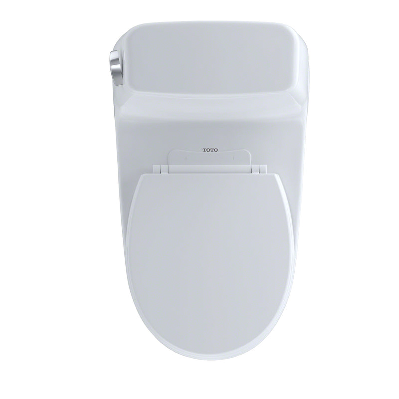 Toto Eco UltraMax One-Piece Round Bowl 1.28 GPF Toilet, Cotton White - MS853113E#01