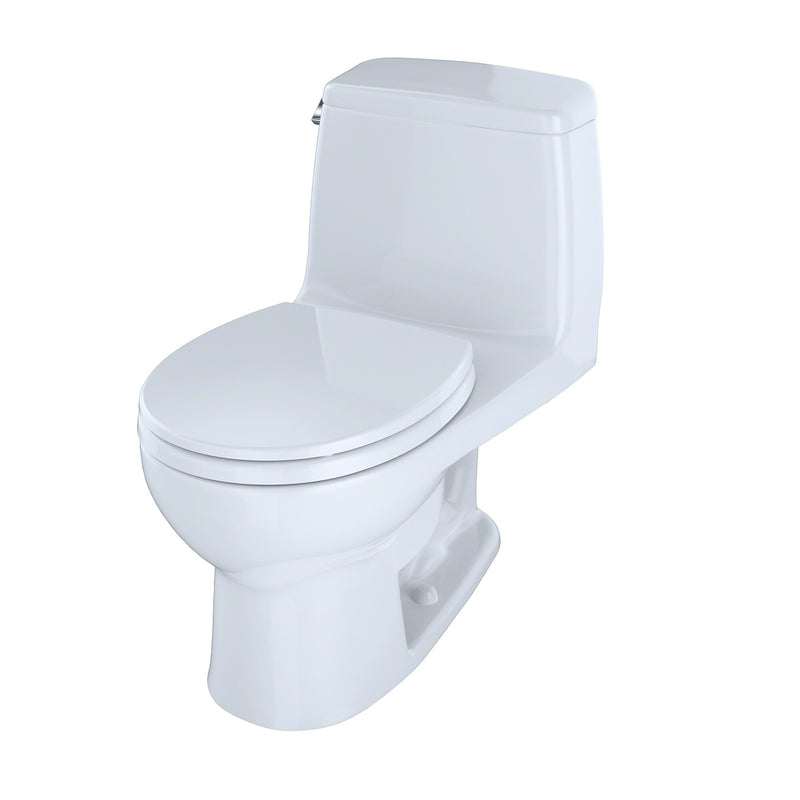 Toto UltraMax One-Piece Round Bowl 1.6 GPF Toilet, Cotton White - MS853113S#01