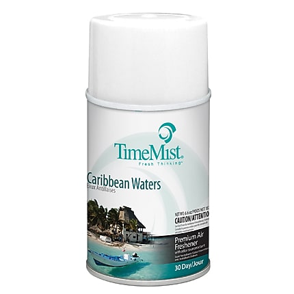 TimeMist Air Freshener Refills, Caribbean Waters, 12/Pack (1042756)