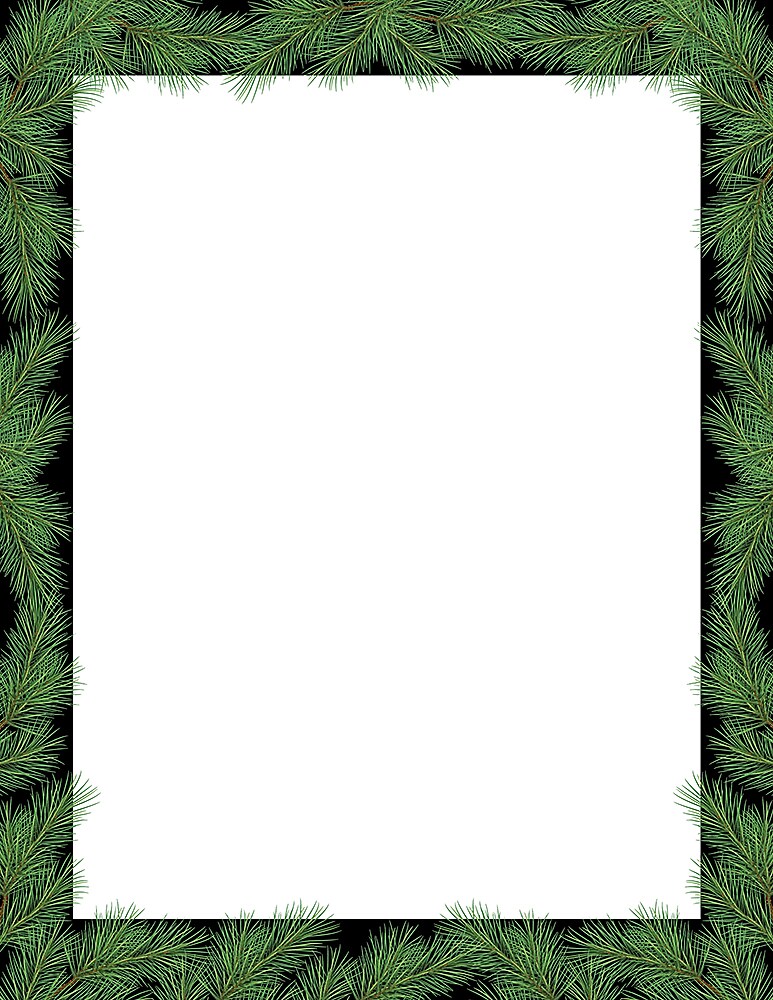 Great Papers!® Christmas Pine Holiday Letterhead, 8.5" x 11", 80/Sheets (2018009)