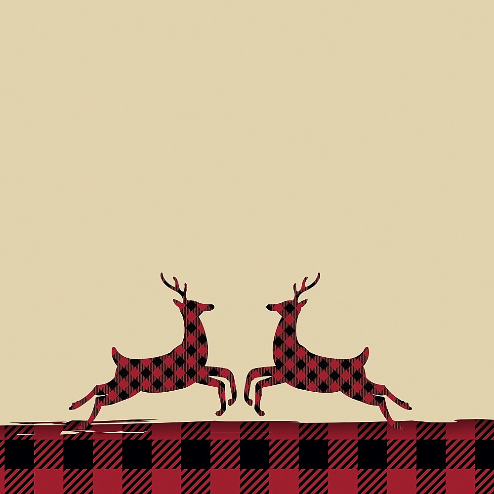 Great Papers!® Buffalo Red Reindeer Holiday Letterhead, 8.5" x 11", 80 sheets (2018010)