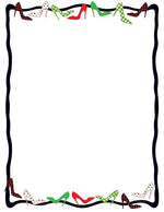 Great Papers!® Dancing Heels Holiday Letterhead, 8.5" x 11", 80 sheets (2018021)