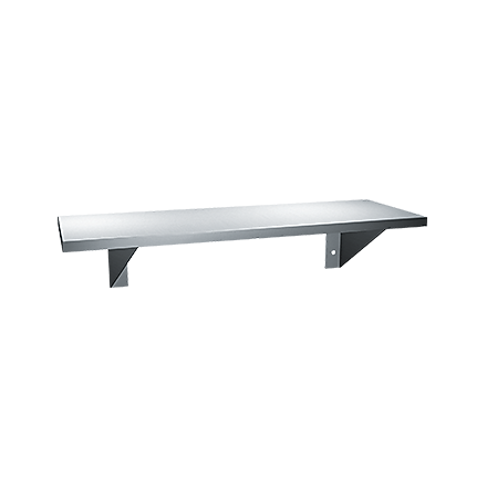 ASI - American Specialties Inc. 0692 Series Stainless Steel Surface Mounted Shelf, 6” Deep x 18” Long (0692-618)