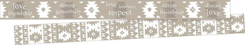 Barker Creek Double-Sided Border Set, 35" x 3", Celebrate Thoughtfulness, 4 designs, 48/Set (BC3867)