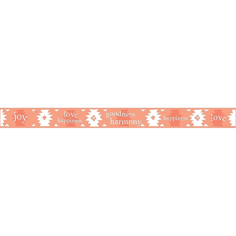 Barker Creek Double-Sided Border, 35" x 3", Happiness, 12/Pack (BC925)