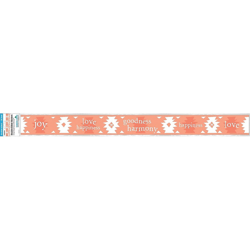 Barker Creek Double-Sided Border, 35" x 3", Happiness, 12/Pack (BC925)