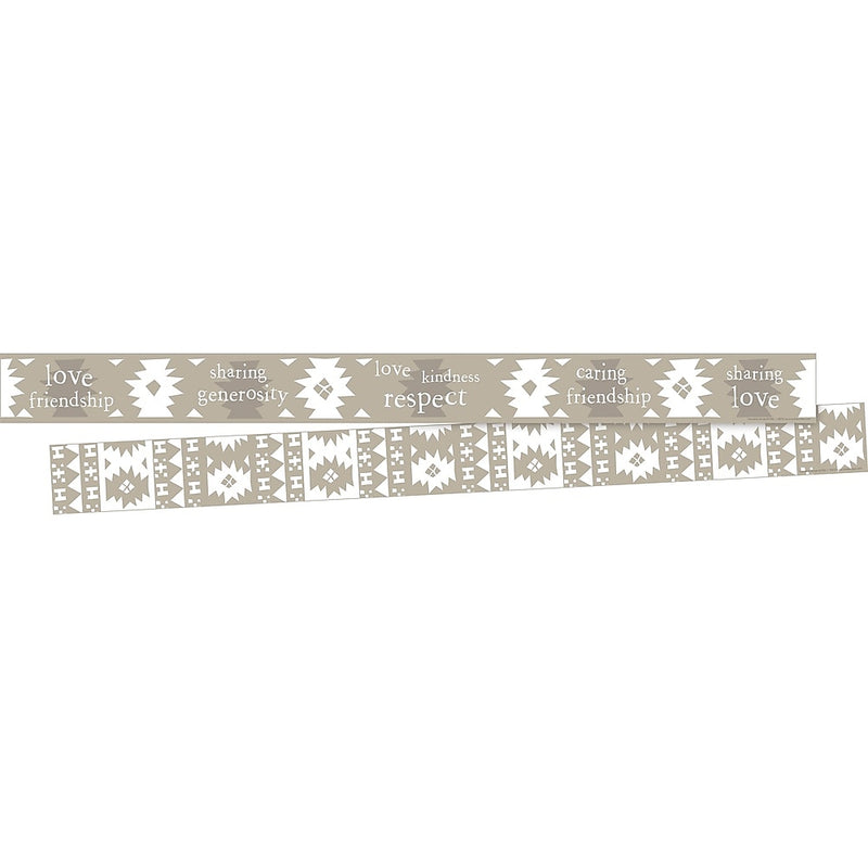 Barker Creek Double-Sided Border, 35" x 3", Friendship, 12/Pack (BC926)