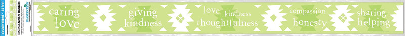 Barker Creek Double-Sided Border, 35" x 3", Thoughtfulness, 12/Pack (BC927)