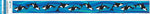 Barker Creek Double-Sided Border, 35" x 3", Whales, 12/Pack (929)