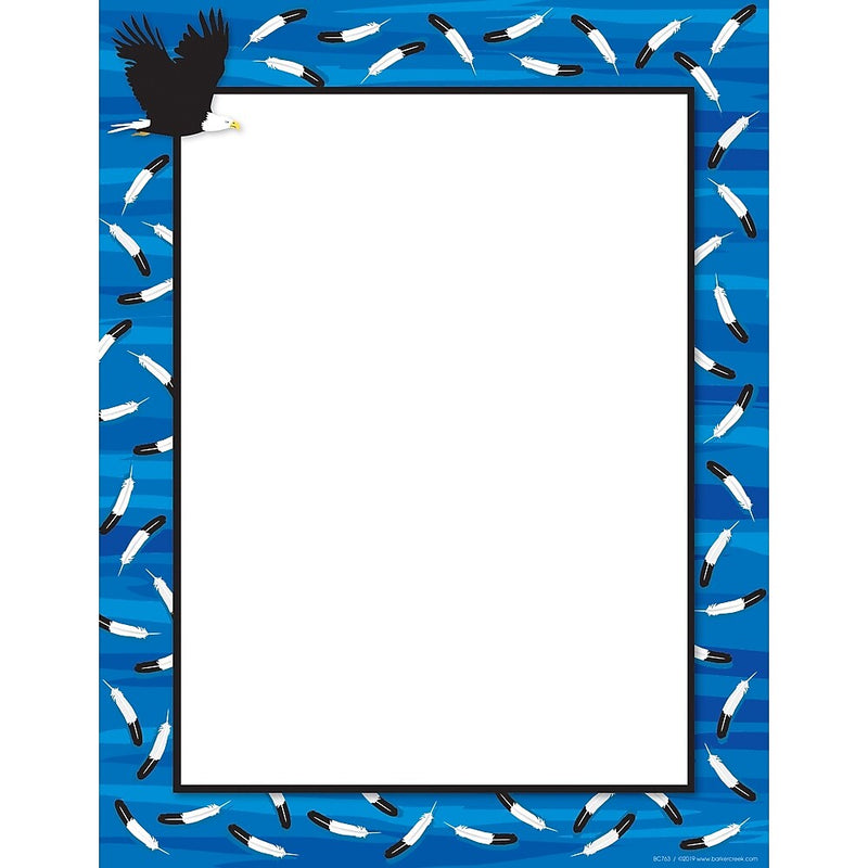 Barker Creek Sea & Sky Computer Paper, 8.5" x 11", 60 lbs., Assorted Colors, 200 Sheets/Pack (BC3864)