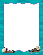 Barker Creek Sea & Sky Computer Paper, 8.5" x 11", 60 lbs., Multicolored, 50 Sheets/Pack (BC718)