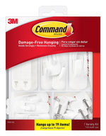 Command Assorted Hook Kit, White, 54/Pack (17231-ES)