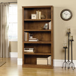 Sauder Select 70"H 5-Shelf Bookcase, Oiled Oak (410367)