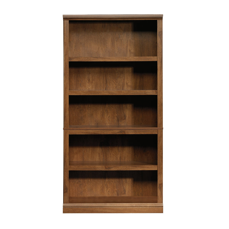 Sauder Select 70"H 5-Shelf Bookcase, Oiled Oak (410367)