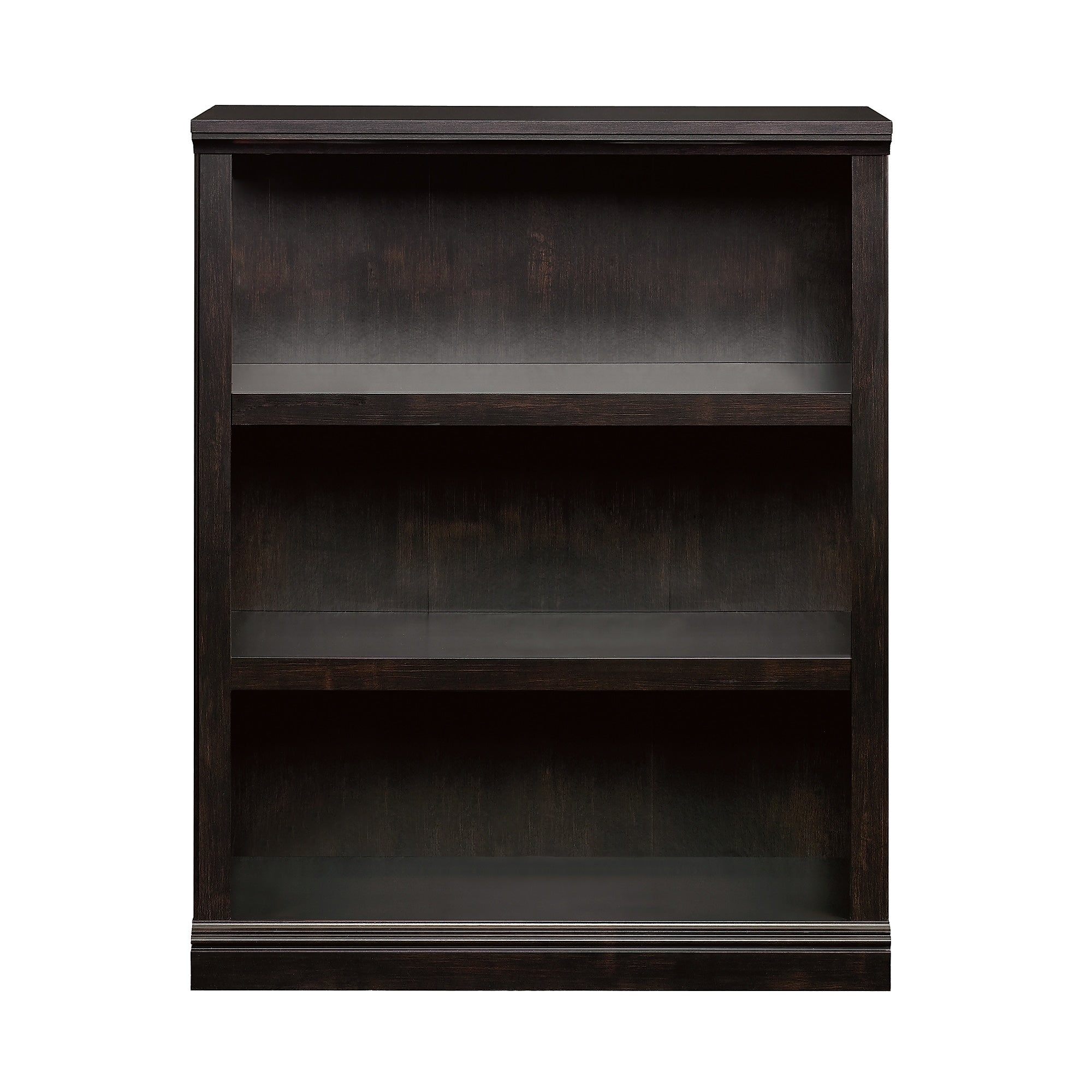 Sauder Select 44"H 3-Shelf Bookcase, Estate Black (420175)