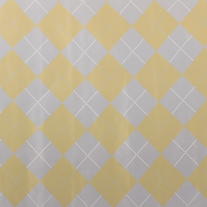 JAM Paper Christmas Wrapping Paper, 12 Sq. Ft, Silver & Gold Argyle (165534329)