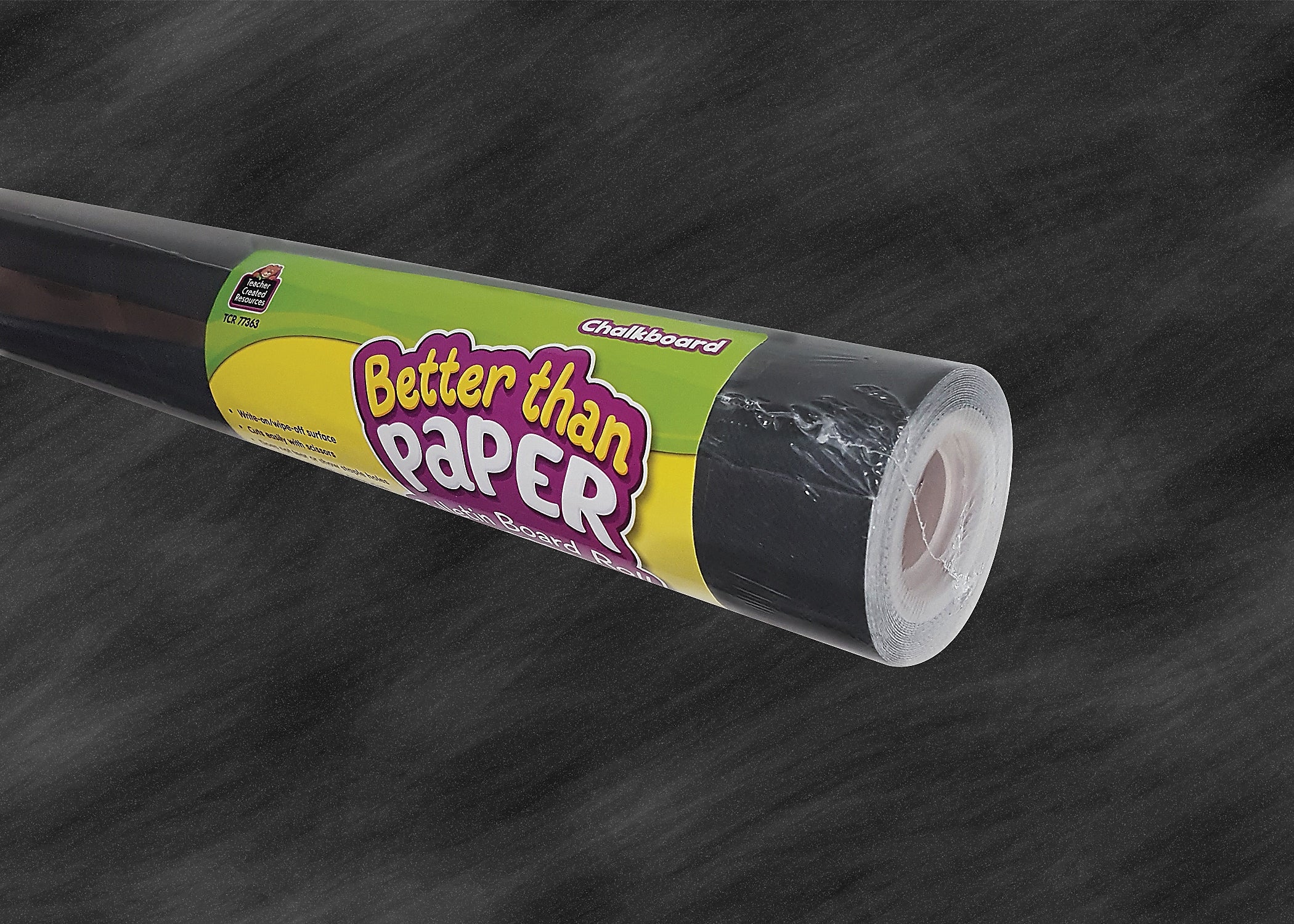 Teacher Created Resources Better Than Paper Roll, 4' x 12', Chalkboard (TCR77363)