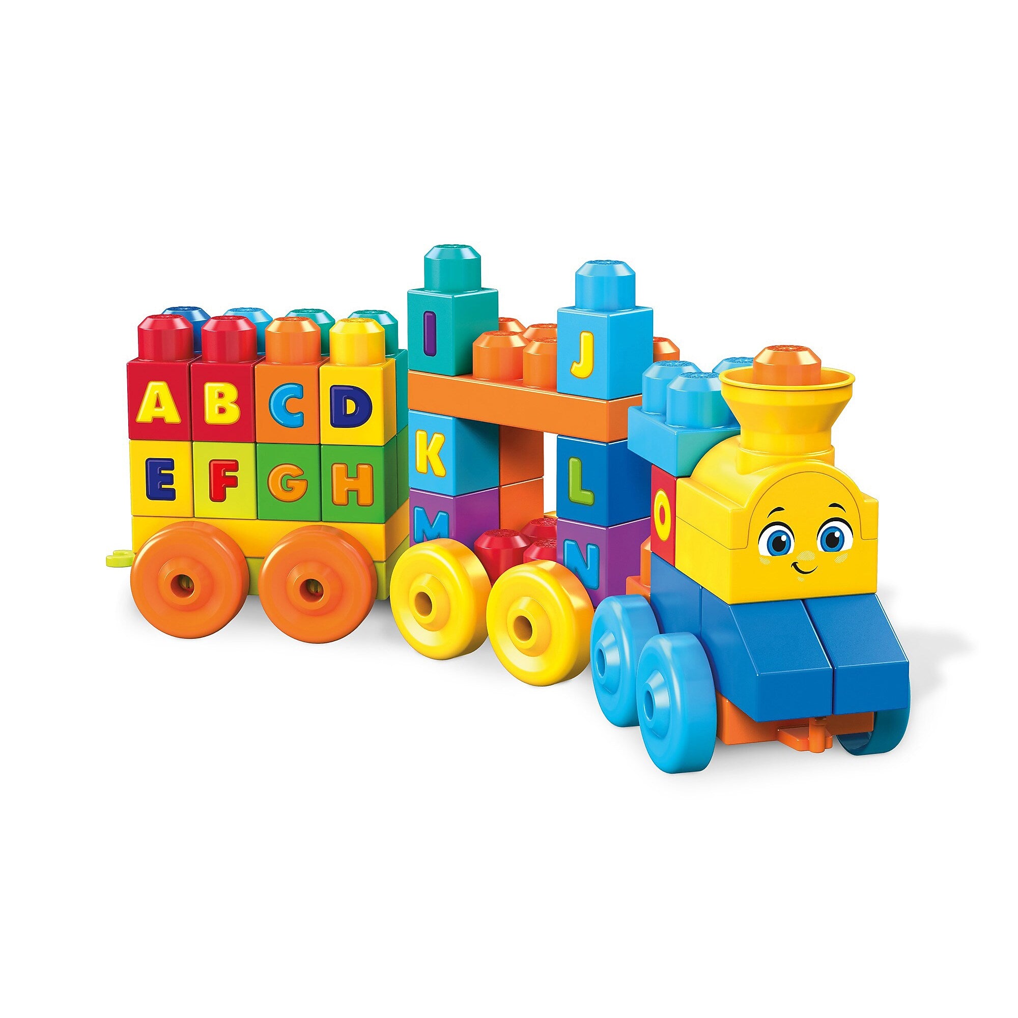 Mattel Mega Bloks ABC Musical Train, Multicolor (FWK22)