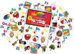 Barker Creek Learning Magnets A-Z Letters with Pictures, 60 Magnetic Pieces/Pack (LM1150)