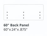 Luxor Reclaim Privacy Panel, Slate Gray (RCLM6024SG)