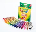 Crayola Jumbo Crayons, 16/Pack (52-0390)