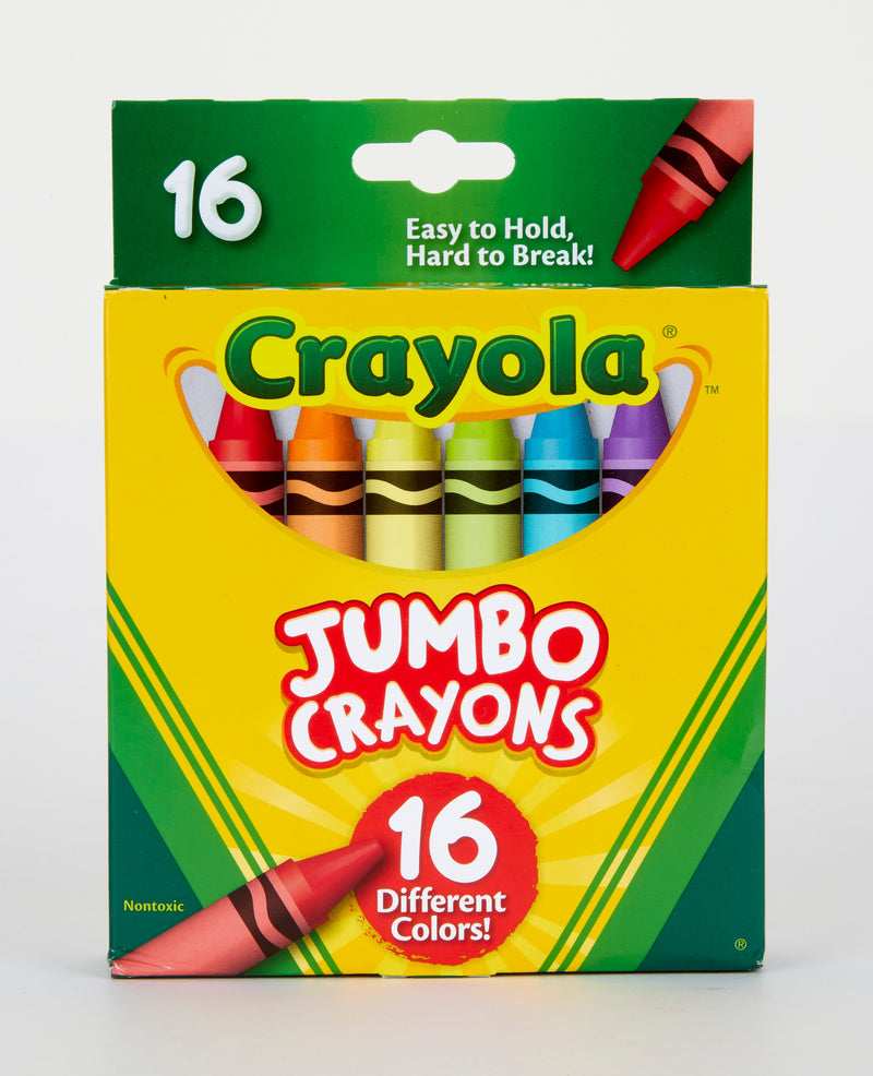 Crayola Jumbo Crayons, 16/Pack (52-0390)