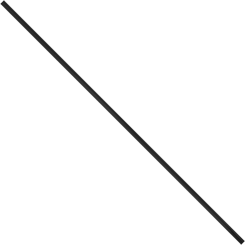 10" Plastic Twist Ties, Black, 2000/Carton (PLT10K)