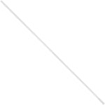 10" Plastic Twist Ties, White, 2000/Carton (PLT10W)