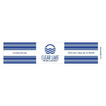 1-Color Water Bottle Label, Rectangle 1 3/4" x 8 1/4" , qty 500/RL