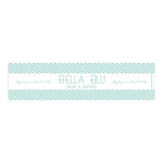 1-Color Water Bottle Label, Rectangle 2" x 8", qty 250/RL