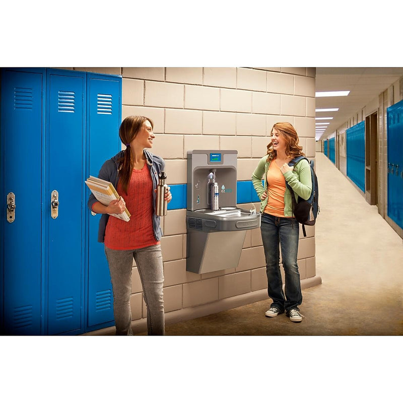 Elkay Enhanced EZH2O Bottle Filling Station, & Versatile Bi-Level ADA Cooler, Filtered 8 GPH Stainless (LZSTL8WSSP)