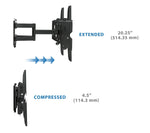 Mount-It! Full-Motion TV Wall Mount for 40" to 70" Flat Screens (MI-310L)