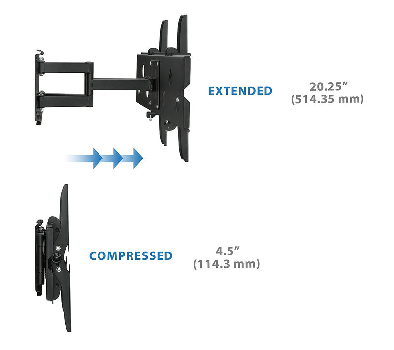 Mount-It! Full-Motion TV Wall Mount for 40" to 70" Flat Screens (MI-310L)