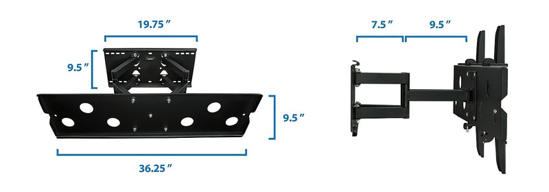 Mount-It! Full-Motion TV Wall Mount for 40" to 70" Flat Screens (MI-310L)