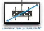 Mount-It! Height Adjustable Ceiling TV Mount For 32" to 70" TVs (MI-501B)