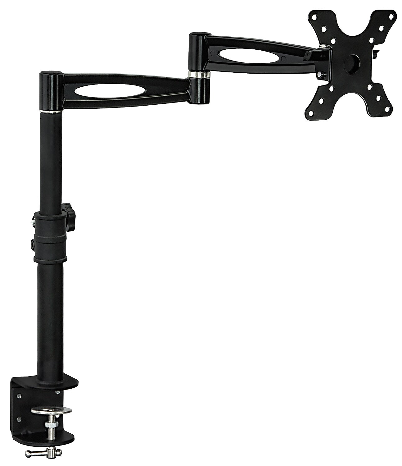 Mount-lt! Adjustable Monitor Arm, Up to 30", Black (MI-705)
