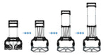 Mount-It! Folding Hand Truck and Dolly, 165 lbs., Silver/Black (MI-901)