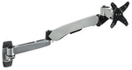 Mount-It! Modular Mount Adjustable Monitor Arm, Up to 32" Monitors, Gray/Silver (MI-35114)