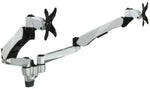 Mount-It! Modular Dual Adjustable Monitor Arms, Up to 30" Monitors, Gray/Silver (MI-45114)