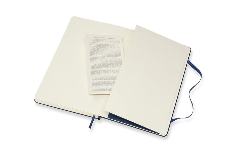 Moleskine Classic 1-Subject Professional Notebook, 5" x 8.25", Dotted, 240 Sheets, Blue (715437)