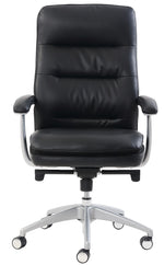 Beautyrest Platinum Sofil Bonded Leather Executive Chair, Black (49404B)